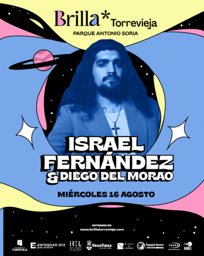 El festival 'Brilla Torrevieja' cierra su tercera edición el 16 de agosto con Israel Fernández y Diego del Morao
