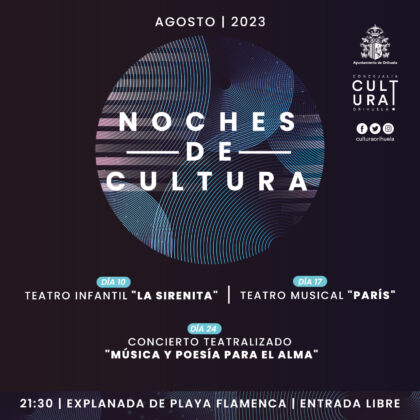 Orihuela Costa, evento cultural: Representación de la obra de teatro infantil 'La sirenita', dirigida por el oriolano Ricardo Llaudes, dentro del ciclo de las 'Noches de Cultura' organizado por la Concejalía de Cultura