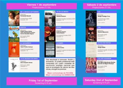 Torrevieja, evento cultural: Sesiones de cine en el Festival Nacional de Cortometrajes ‘Torrevieja Audiovisual’, organizado por la Concejalía de Cultura