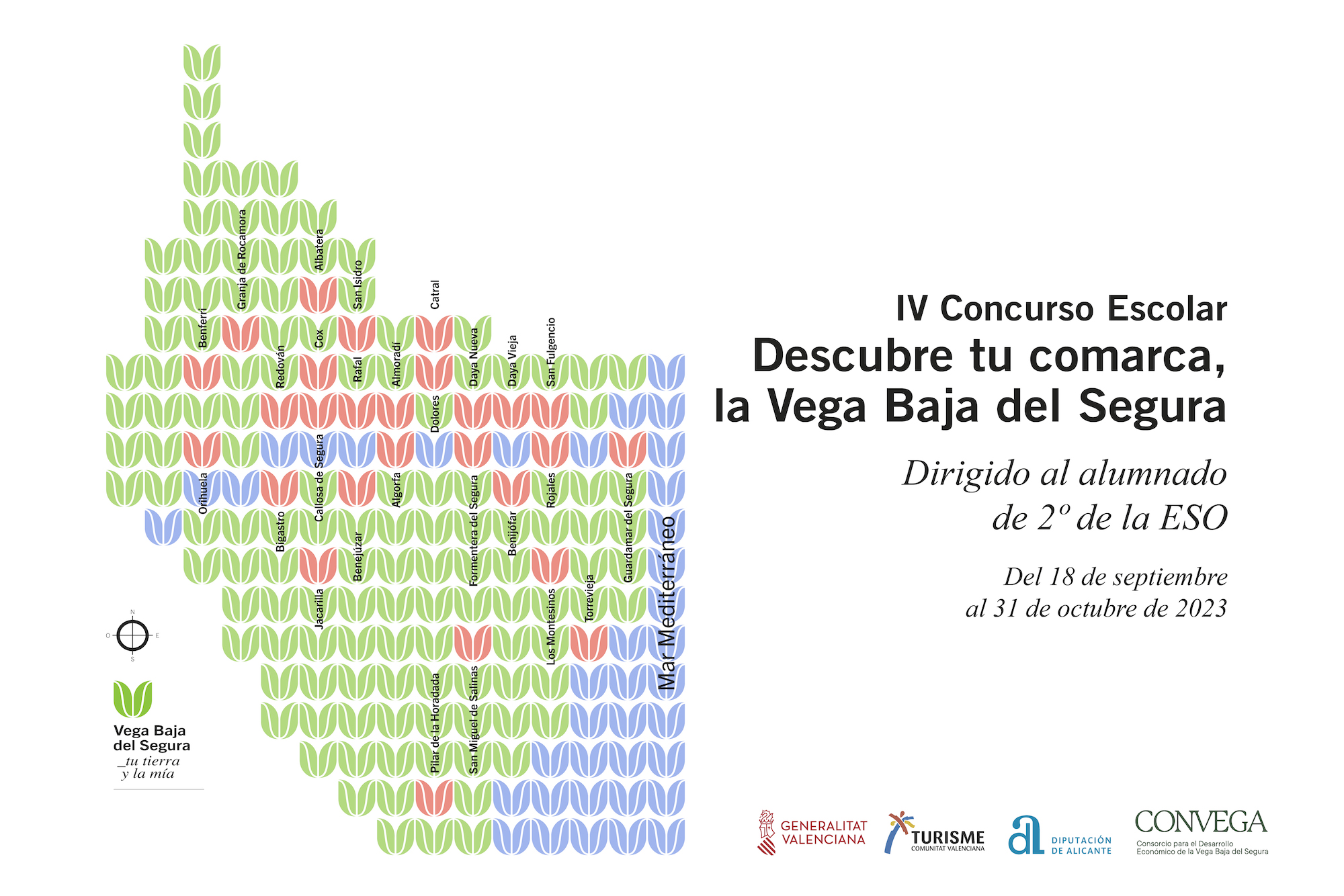 Convega convoca el IV Concurso escolar ‘Descubre tu comarca, la Vega Baja del Segura’