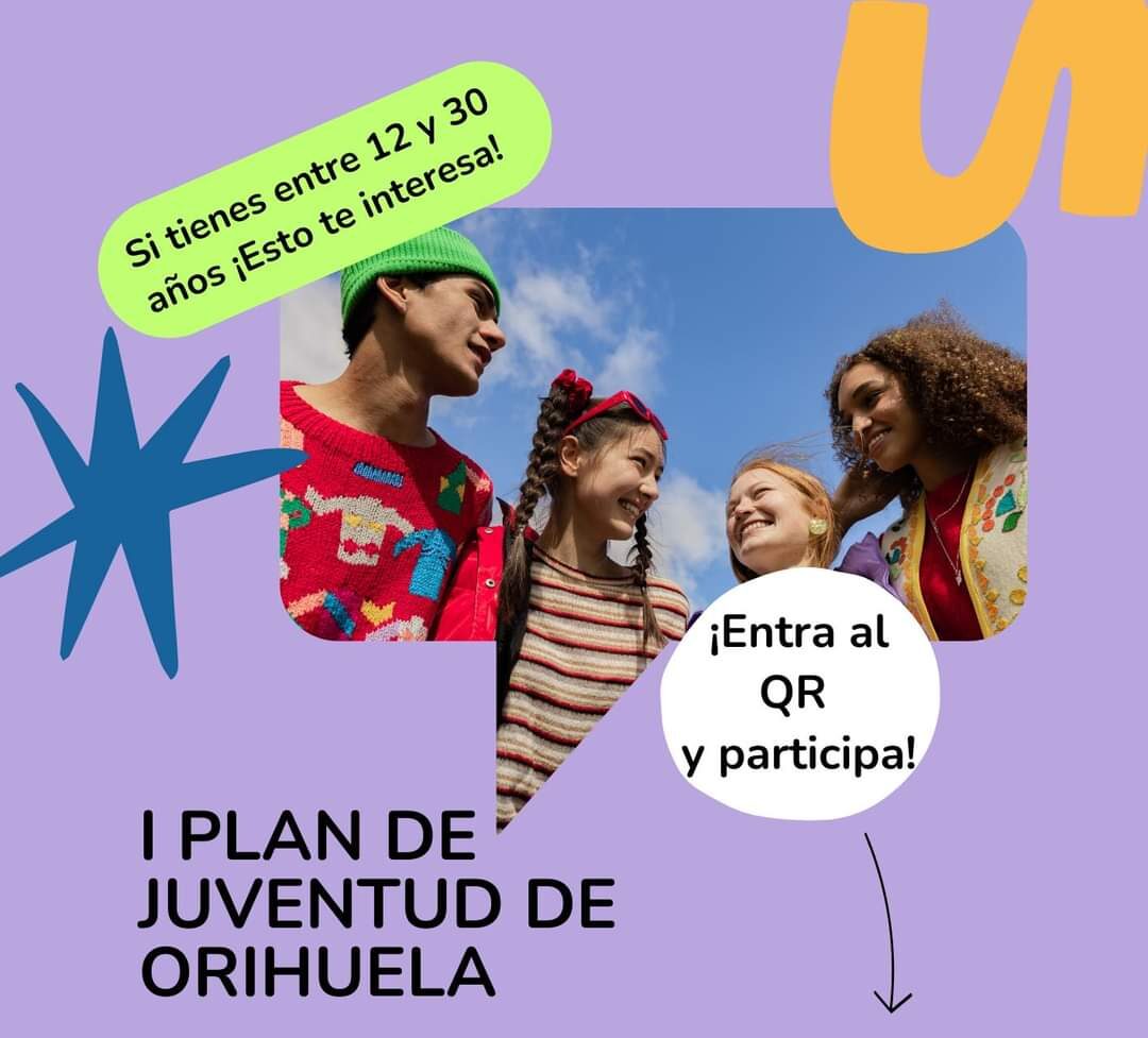 La Concejalía de Juventud elabora el I Plan Joven de Orihuela para mejorar las políticas de los jóvenes oriolanos