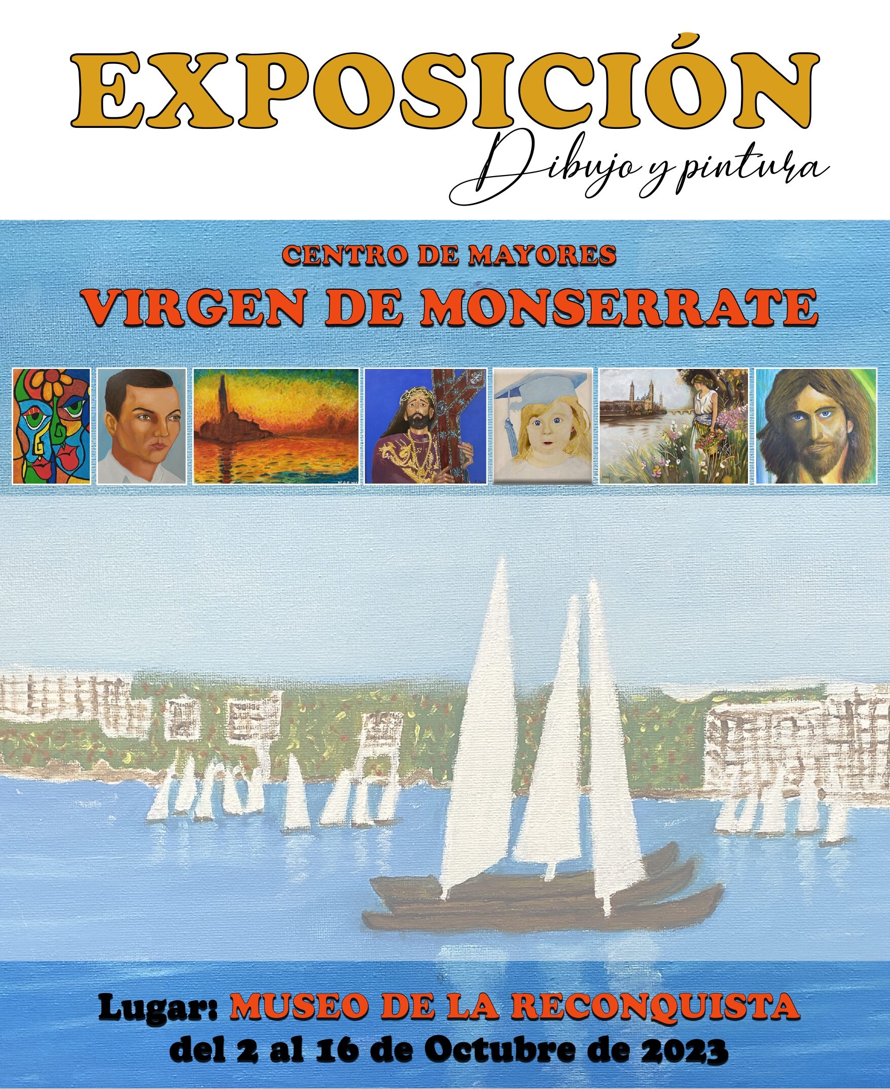 Usuarios del Centro de Mayores 'Virgen de Monserrate' expondrán sus cuadros y dibujos en una muestra artística