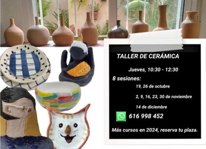 Orihuela, evento: Taller de cerámica para adultos, organizado por la Biblioteca Pública y Archivo Histórico ‘Fernando de Loazes’