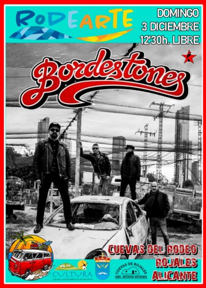 Rojales, evento cultural: Concierto del grupo 'Bordestones' en el encuentro 'Rodearte', dentro de las actividades de la programación cultural del último trimestre del año 2023 de la Concejalía de Cultura