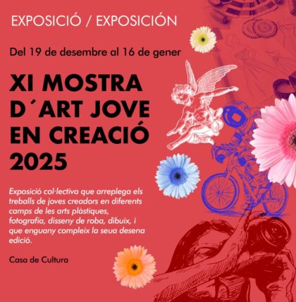 Guardamar del Segura, evento: XI Mostra D’Art Jove En Creació 2025, dentro de la agenda municipal de diciembre de 2025 del Ayuntamiento