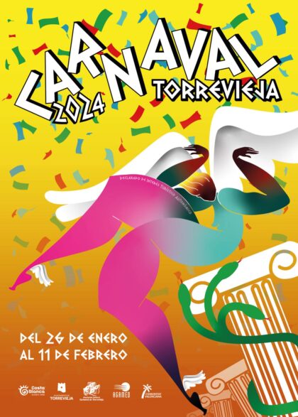 Torrevieja, evento: Desfile concurso del Carnaval 2024 para premiar a las mejores comparsas en el Carnaval de Torrevieja, dentro de la programación cultural para el primer cuatrimestre de 2024 organizada por la Concejalía de Cultura