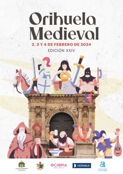 Orihuela, evento: Espectáculos de circo y aéreos, dentro de los actos del XXIV Mercado Medieval organizado por la Concejalía de Festividades