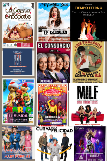 Teatro, música, humor, danza, flamenco y espectáculos infantiles completan la programación del Teatro Circo hasta marzo 