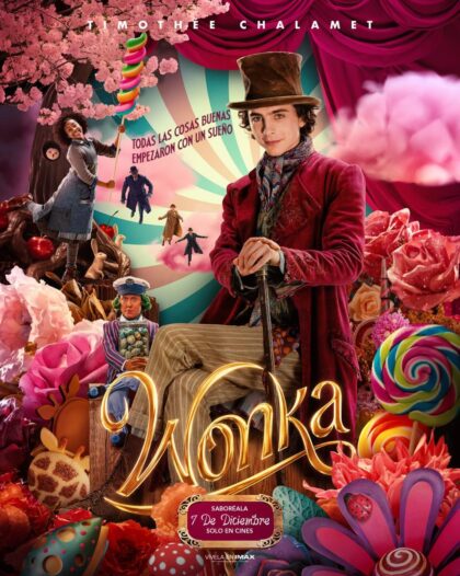 Almoradí, evento cultural: Sesión de cine con la película británica-estadounidense 'Wonka' (2023), dentro de la programación cultural del primer trimestre de 2024 organizada por la Concejalía de Cultura