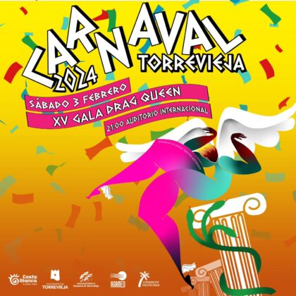 Torrevieja, evento: XV Concurso Nacional de Drag Queen 'Ciudad de Torrevieja' en el Carnaval de Torrevieja, dentro de la programación cultural para el primer cuatrimestre de 2024 organizada por la Concejalía de Cultura