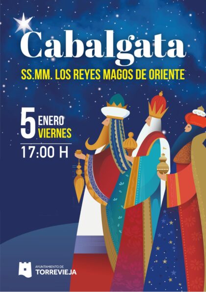 Torrevieja, evento: Comienzo de la Cabalgata de los Reyes Magos, dentro de la programación navideña de la Concejalía de Fiestas