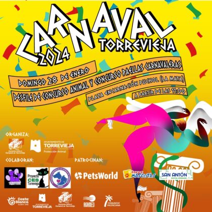 La Mata de Torrevieja, evento: II concurso de paellas carnavaleras, dentro de los actos del Carnaval organizados por la asociación cultural 'Carnaval de Torrevieja' y la Concejalía de Fiestas
