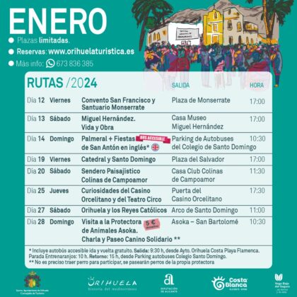 Orihuela, evento: Ruta turística guiada 'Orihuela y los Reyes Católicos', dentro de las rutas turísticas guiadas de enero organizadas por la Concejalía de Turismo