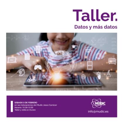 Desamparados de Orihuela, evento: Taller 'Datos y más datos', organizado por el Museo de Ciencias MUDIC 'Jesús Carnicer' de la Universidad Miguel Hernández (UMH)