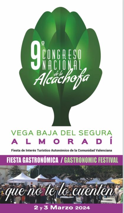 Almoradí, evento: Exposición 'Menjars de la terra' basada en el legado gastronómico del reportero Antonio González Pomata, dentro de los actos de 9º Congreso Nacional de la Alcachofa organizado por la Concejalía de Turismo