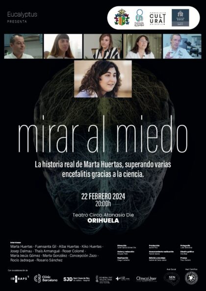 El documental 'Mirar al miedo' con la historia de la oriolana Marta Huertas llega al Teatro Circo el 22 de febrero