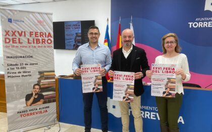 Nueve librerías participan en la XXVI edición de la Feria del Libro de Torrevieja