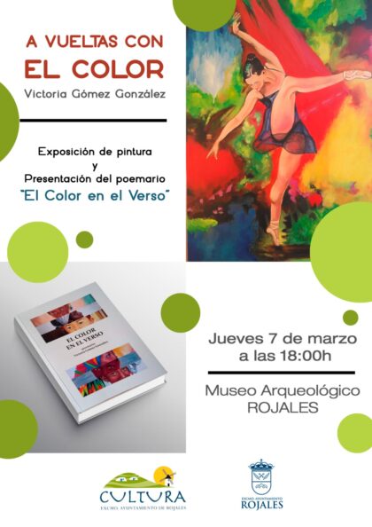 Rojales, evento cultural: Exposición de pintura 'A vueltas con el color', de la artista Victoria Gómez, organizada por la Concejalía de Cultura