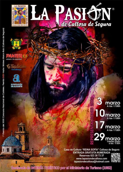 Callosa de Segura, evento cultural: Representación del auto sacramental 'La Pasión', organizada por el Patronato de 'La pasión' de Callosa de Segura y el Ayuntamiento