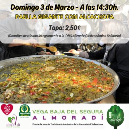 Almoradí, evento: Exposición ‘Menjars de la terra’ basada en el legado gastronómico del reportero Antonio González Pomata, dentro de los actos de 9º Congreso Nacional de la Alcachofa organizado por la Concejalía de Turismo
