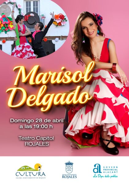 Rojales, evento cultural: Actuación musical de la cantante Marisol Delgado, dentro de los actos de abril de la Concejalía de Cultura