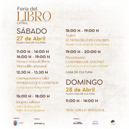 Catral, evento cultural: Presentación del libro 'La sonrisa de Antonio', dentro de los actos de la Feria del libro organizados por el Ayuntamiento