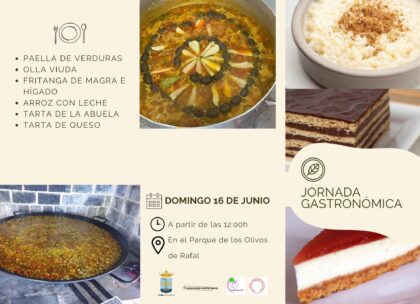 Rafal, evento: Jornadas gastronómicas por la asociación de mujeres de Rafal, dentro de los actos del 'Día de Rafal' organizados por el Ayuntamiento