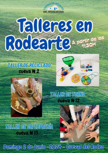 Rojales, evento: Taller de reciclado, torno y orfebrería para todas las edades en 'Rodearte', dentro de los actos de junio de la Concejalía de Cultura