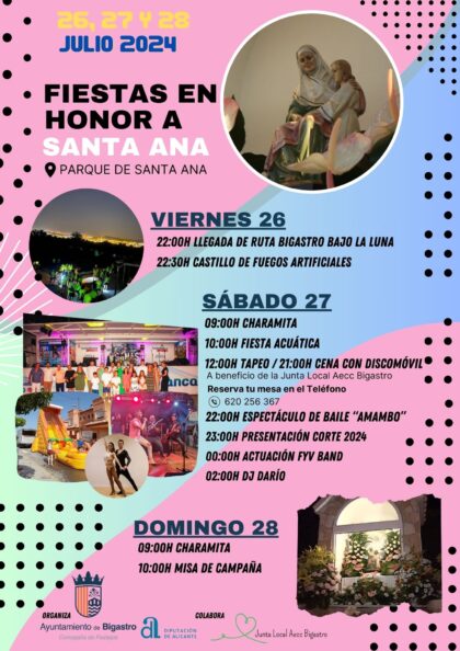 Bigastro, evento: Celebración de la misa de campaña, dentro de las fiestas en honor a Santa Ana organizadas por la Concejalía de Festejos