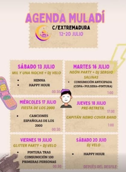 Orihuela, evento cultural: Concierto de Marlene por la comparsa Caballeros de Tadmir, dentro de los actos de las Fiestas de la Reconquista y de Moros y Cristianos organizados por las comparsas cristianas y moras