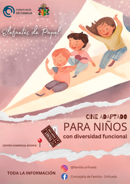 Familia ofrece sesiones de cine mensual para familias con hijos con diversidad funcional