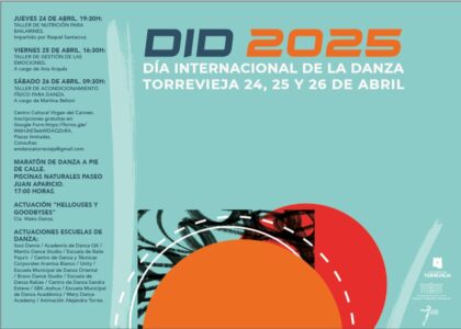 El Día Internacional de la Danza llega a Torrevieja con bailes, exhibiciones y talleres