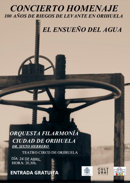 Sixto Herrero, director de la Orquesta Filarmonía Ciudad de Orihuela (OFCO): "El concierto es un homenaje al agua y a todos sus agricultores" Sixto Herrero, director de la Orquesta Filarmonía Ciudad de Orihuela (OFCO): "El concierto es un homenaje al agua y a todos sus agricultores"