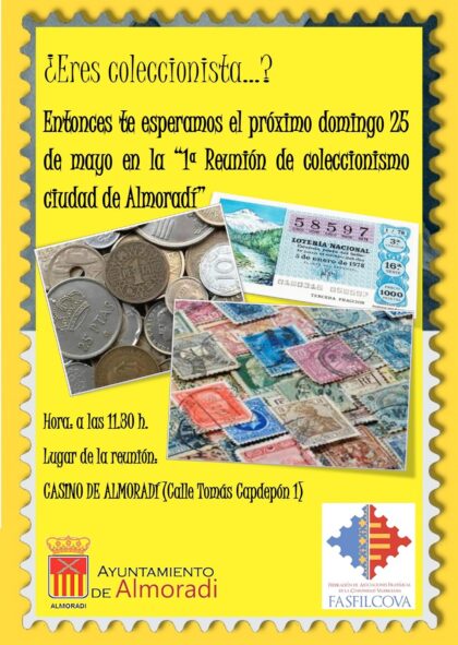 Almoradí impulsa la primera reunión de coleccionistas como nuevo atractivo social, cultural y turístico del municipio