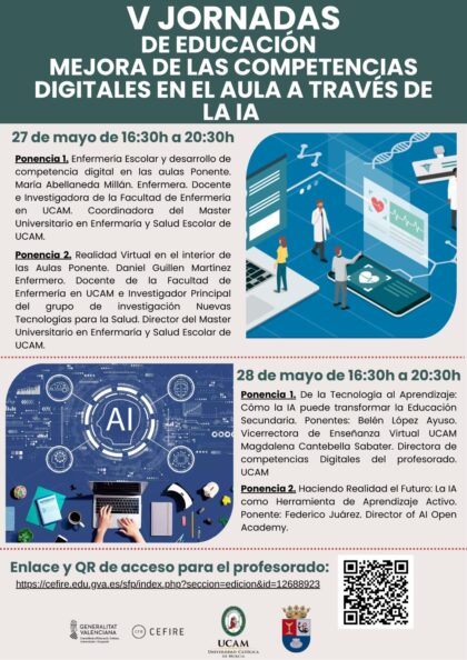 Albatera acoge las V Jornadas de Educación 'Mejora de las competencias digitales en el aula a través de la IA'