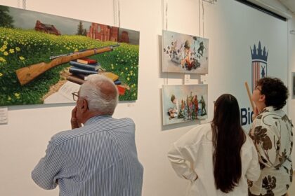 El Auditorio Municipal 'Francisco Grau' acoge la exposición de pintura '¡Aquí vuelve a empezar la vida!'