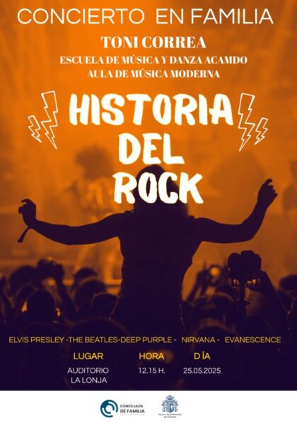 La Lonja acoge este domingo el concierto en familia 'Historia del rock'