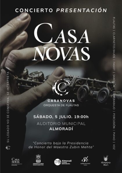 Torrevieja acoge este viernes la presentación de la Orquesta de Flautas 'Casanovas'