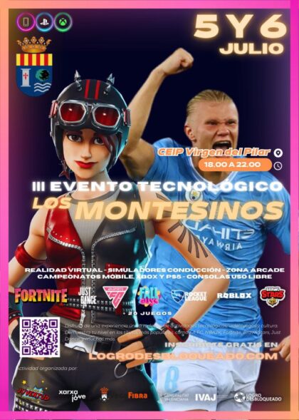 Los Montesinos, evento: III 'Montesinos Game Party' con actividades tecnológicas, videojuegos y ocio digital, organizada por las concejalías de Juventud y de Cultura