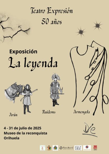 'La leyenda': una exposición de Teatro Expresión que une arte, fiesta y tradición en Orihuela