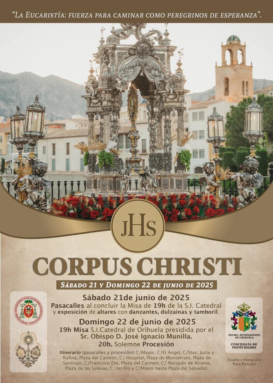 Orihuela: Procesión del Corpus Christi en los actos de la festividad ...