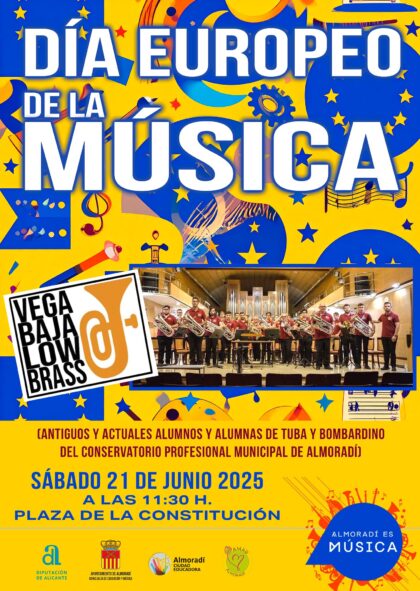 Dos conciertos conmemoran este sábado el Día Europeo de la Música en Almoradí