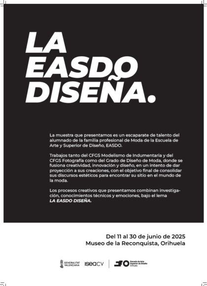 La EASDO inaugura en el Museo de la Reconquista una exposición de trabajos de Moda y Fotografía