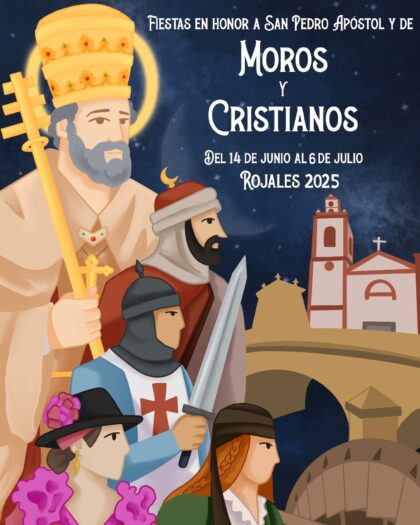 Rojales, evento: Desfile de moros y cristianos con la entrada cristiana, dentro de los actos de las fiestas patronales en honor a San Pedro Apóstol y de Moros y Cristianos
