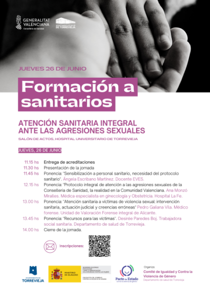 La Concejalía de Igualdad organiza una jornada de formación a sanitarios sobre la atención ante agresiones sexuales