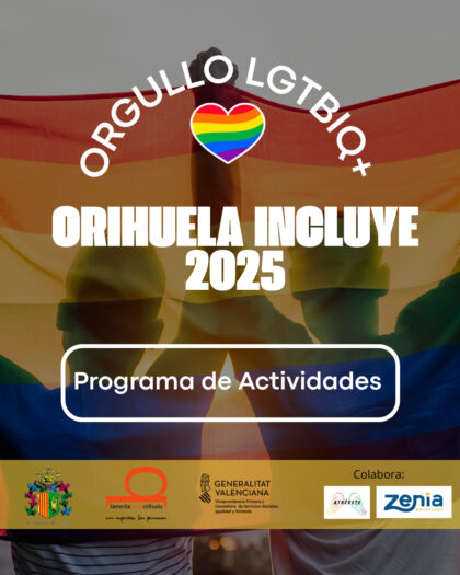 'Orihuela Incluye', lema para celebrar el Orgullo LGTBIQ+ y visibilizar la diversidad