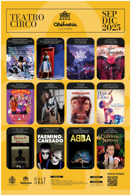 Más de 57.000 espectadores avalan el éxito de la programación del Teatro Circo en la última temporada