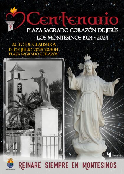 Los Montesinos clausura este domingo el Centenario de la Plaza Sagrado Corazón de Jesús