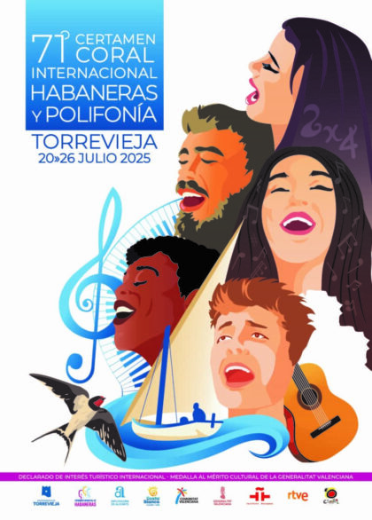 Cerca de 700 coralistas de 17 agrupaciones participarán en el 71º Certamen Coral Internacional de Habaneras y Polifonía