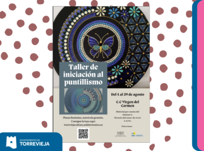 La primera Escuela Municipal de Iniciación al Puntillismo se desarrollará del 4 al 29 de agosto